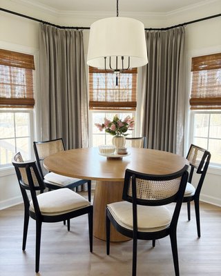 Libby Black Wood and Natural Cane Dining Chair - image 14 of 16