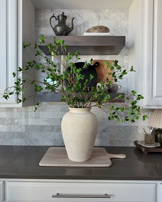 Ophelia Ocean Blue Ceramic Vase 17" - image 9 of 10