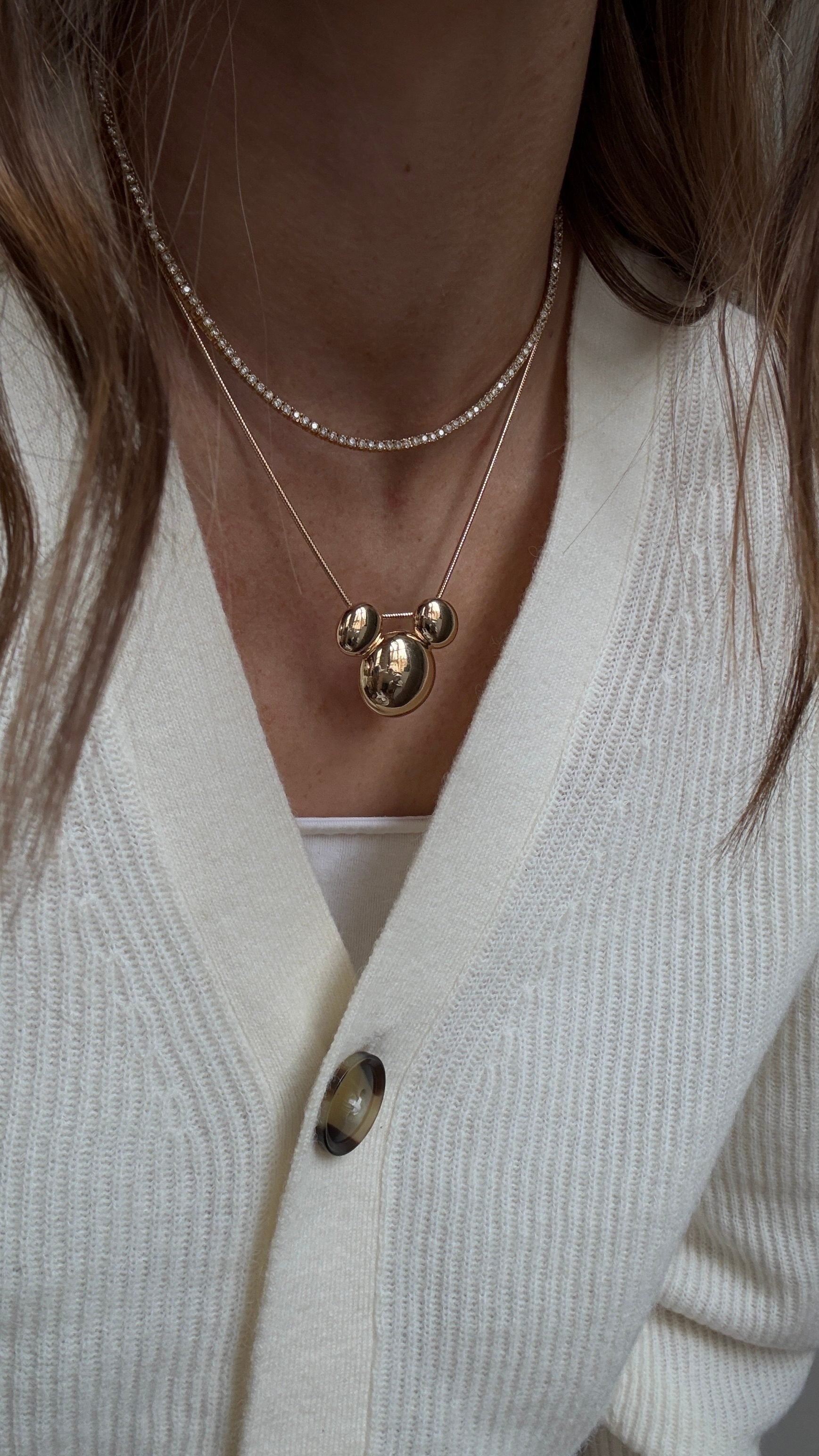Disney Mickey Mouse Bubble Necklace - Gold – Disney Mickey
