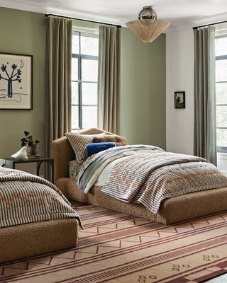 Hancock Park Wool Flatweave Kids Area Rug 6'x9' by Jeremiah Brent - image 7 of 8