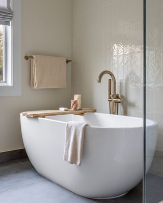 Live Edge Charred Teak Bath Caddy - image 3 of 7