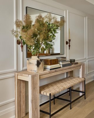Terra 72" Rectangular Natural Oak Wood Console Table - image 16 of 20