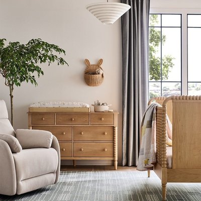 Jenny Lind White Spindle Wood 7-Drawer Wide Kids Dresser + Reviews | Crate & Kids Jenny Lind White Spindle Wood 7-Drawer Wide Kids Dresser + Reviews | Crate & Kids