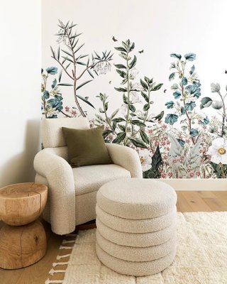 Snoozer Grey Boucle Nursery Swivel Glider Chair by Leanne Ford - image 9 of 12