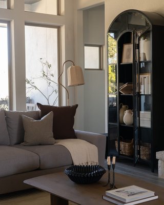 Allegra Rattan and Linen Task Floor Lamp 63" by Jake Arnold - image 11 of 14