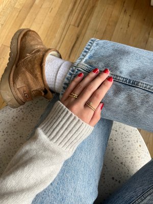 18K Gold Celine Ring - Gold/Pavé