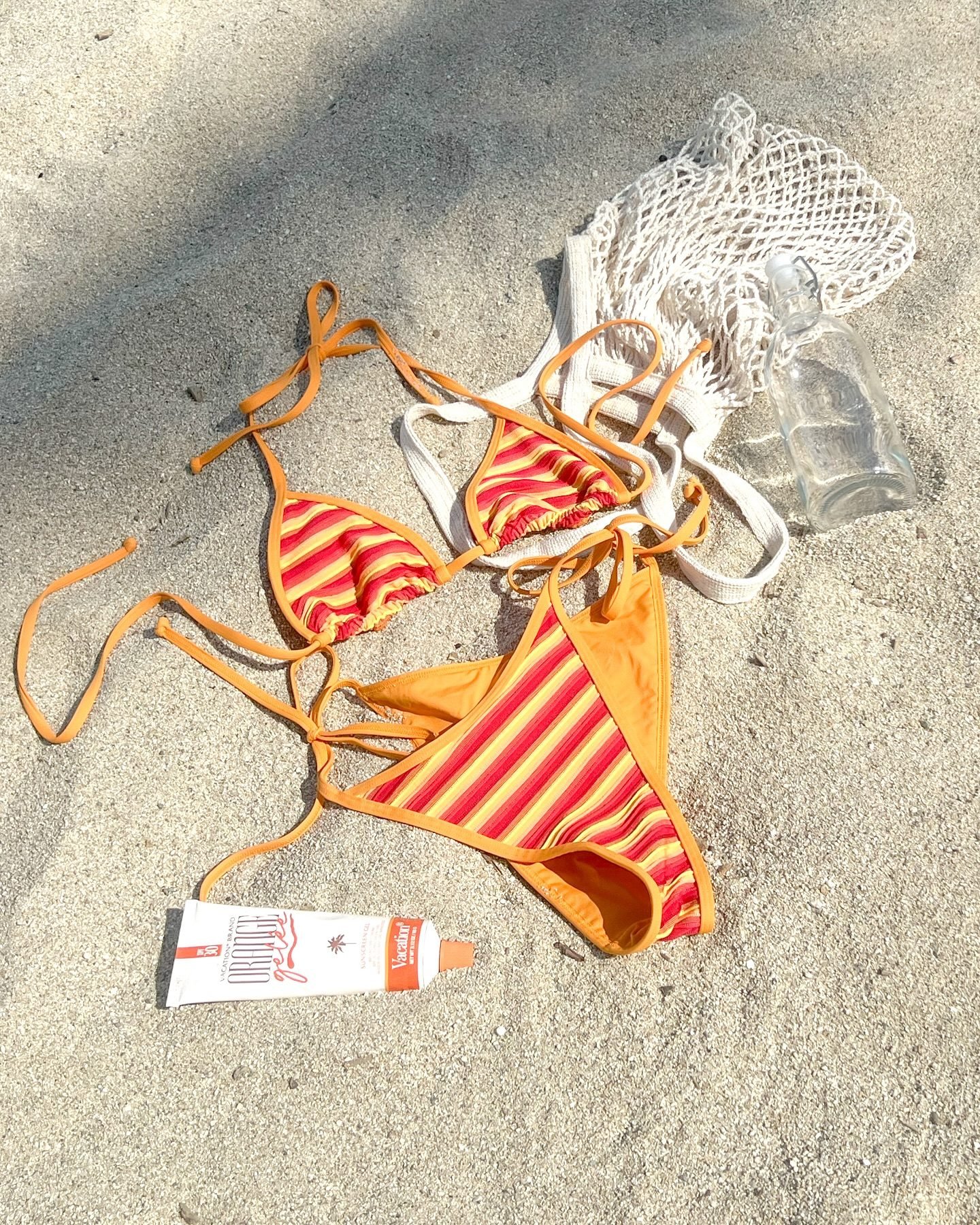 Product | Levy Bikini Bottom - Sunset Stripe