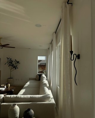 Sacré Black Metal Wall Sconce Taper Candle Holder by Athena Calderone - image 6 of 7