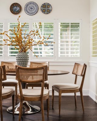 Libby Black Wood and Natural Cane Dining Chair - image 13 of 16