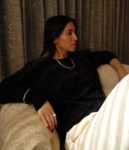 Cozy and chic in @tacoriofficial’s new Crescent Eclipse collection on the first day of Spring! These diamonds and 18k gold are to die for ✨ #LoveTACORI #TACORI #Sponsored