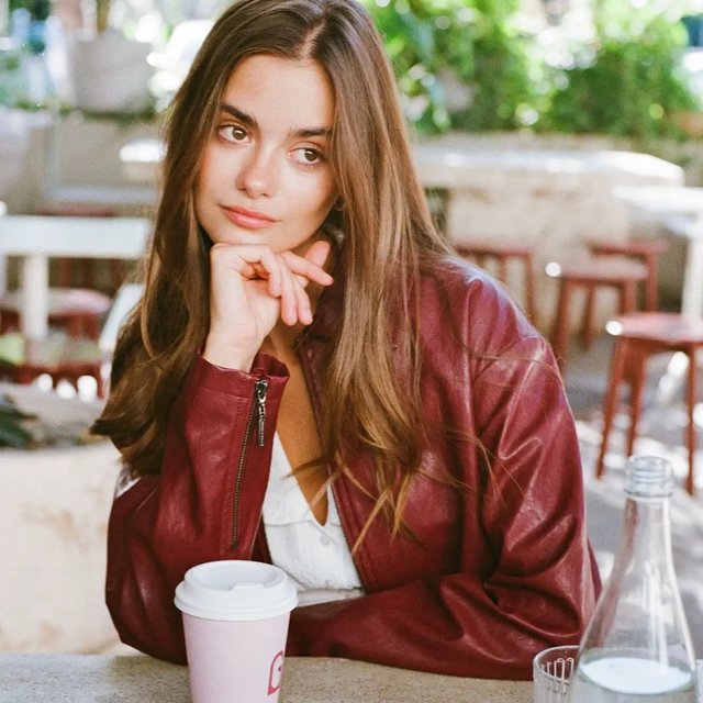Perfect Stranger Kandice PU Zip Up Jacket Burgundy