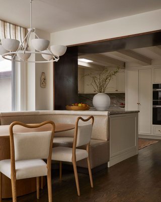 Monte Oak Wood and Rose Velvet Dining Chair Set of 4 - image 8 of 9