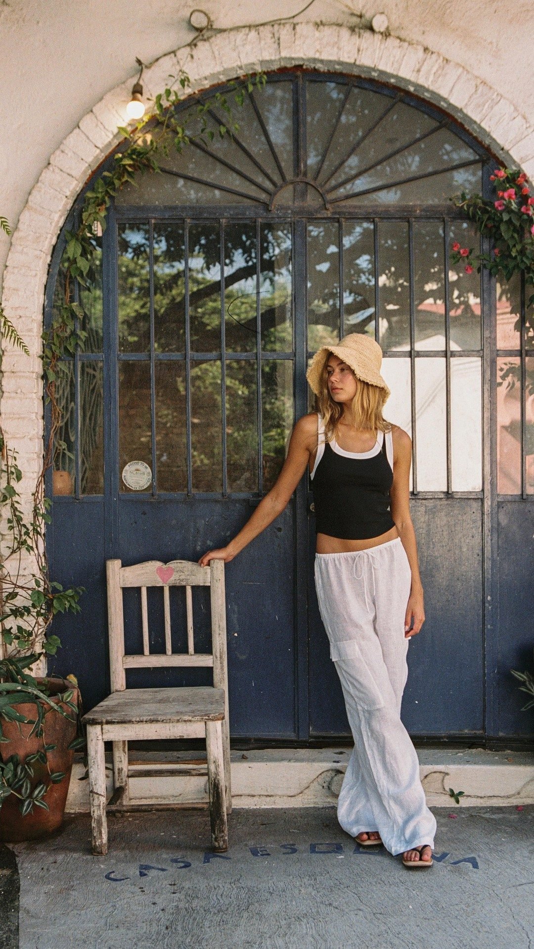 Product | LSPACE Ash Tank - Black White