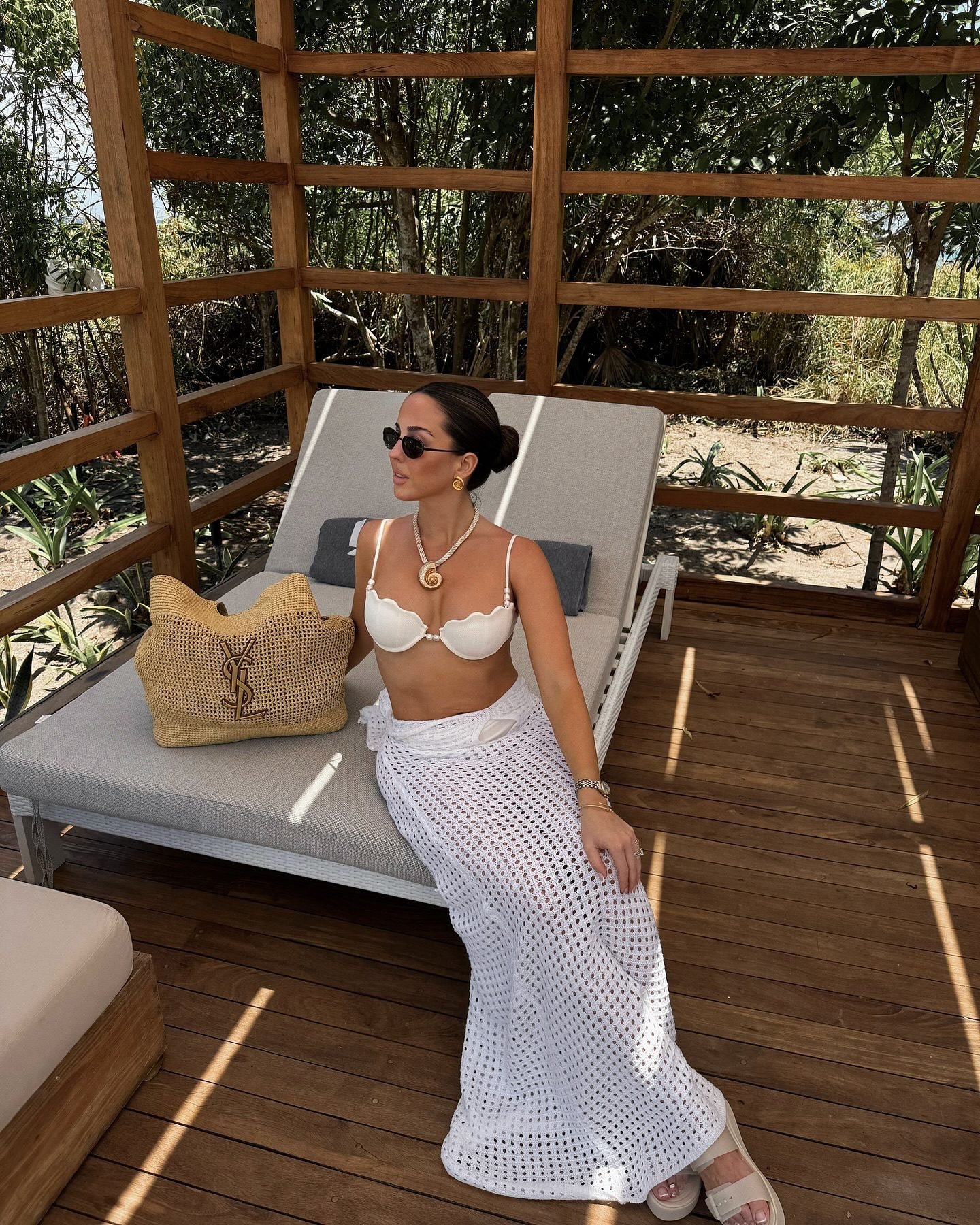 Product | LSPACE Sunrise Shell Bikini Top - Cream