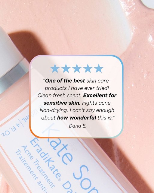 Don’t just take our word for it – see why everyone’s raving about our EradiKate 3% Sulfur Cleanser ⭐⭐⭐⭐⭐

This product is your go-to for tackling breakouts, clearing pores + keeping your skin balanced without stripping it. Infused with powerful ingredients like sulfur, it targets blemishes head-on while still being gentle enough for daily use🫧

Shop this TikTok viral cleanser now on KateSomerville.com🛒

#KateSomerville #SkincareReview #AcneTreatment #AcneProneSkin #Sulfur #Friendsandfamily #Beautysale #Skincaresale