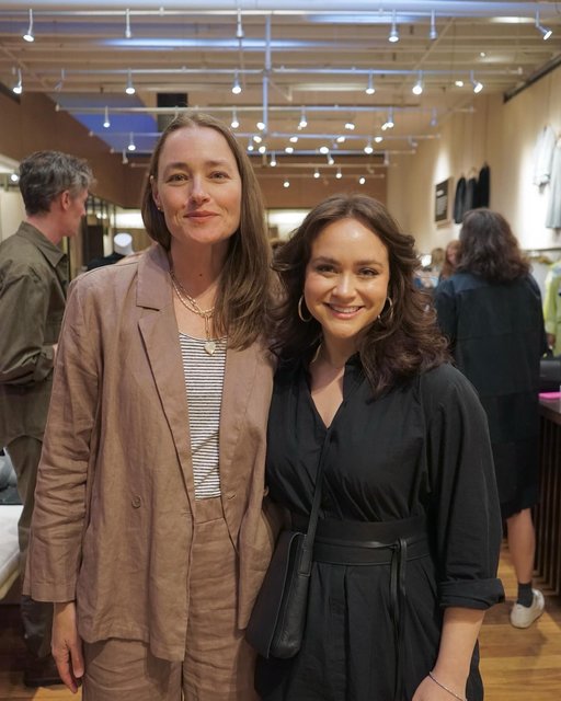 What a blast 🚀 we had celebrating earth month 🌍 with eileenfisherny jointhecolab khurtconsulting studio__arden gamacarmen discussing Eileen Fisher’s RENEW circular initiatives & networking IRL with 100 of our amazing co-lab members ✨