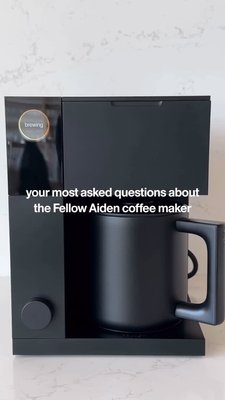 Play Fellow Aiden Matte Black Precision Coffee Maker - video 0 of 3