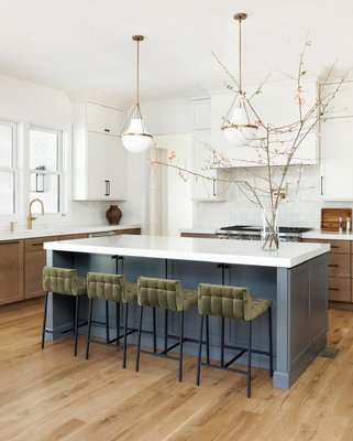 Gabe Pesto Tufted Low-Back Counter Stool Set of 2 - image 7 of 8