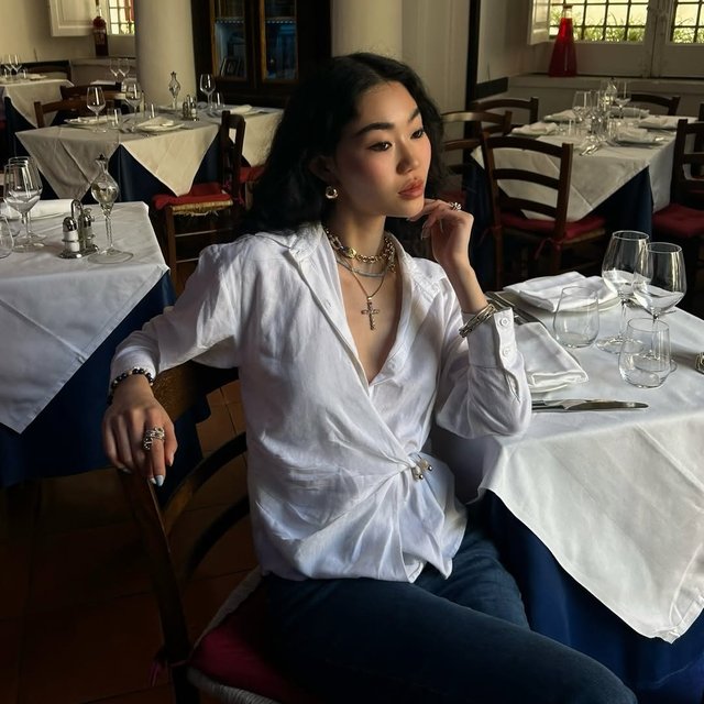 Auri Linen Clasp Shirt