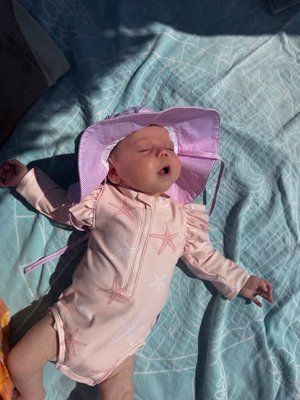 Baby Girls Starfish Rashguard