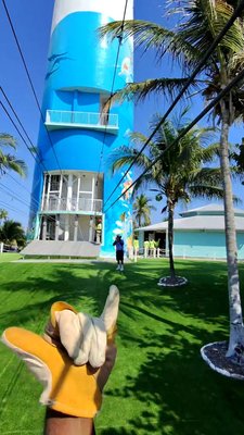 If you need us, we'll be zip lining through Great Stirrup Cay 🇧🇸 #CruiseNorwegian