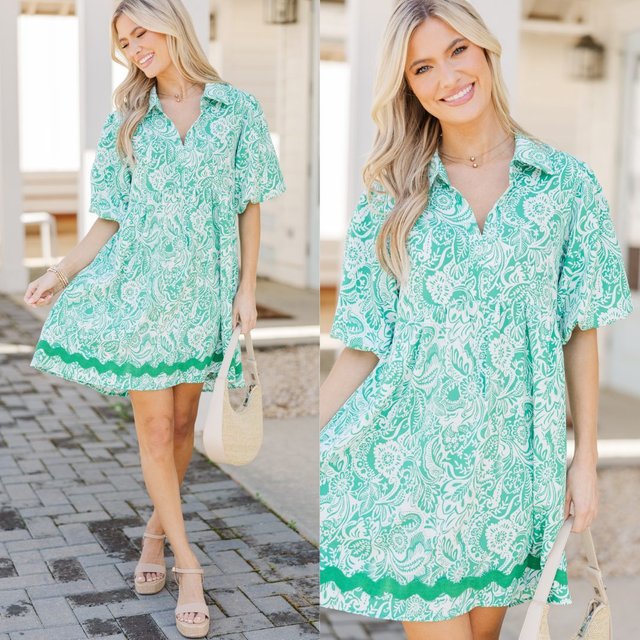 Fresh-picked florals! Perfect for daytime weddings, showers, or Sunday service!

$58 >> Find Your Way Green Floral Dress 

#shopthemint #boutique #onlineshopping #styledaily #getthelook #everydayfashion