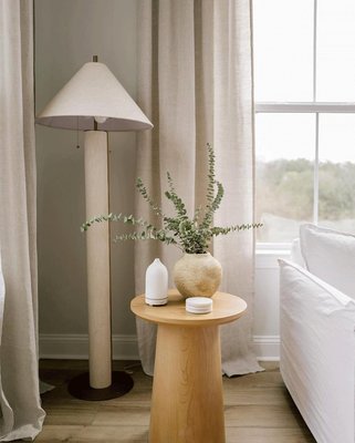 Remi Natural Linen Floor Lamp 65" - image 10 of 12