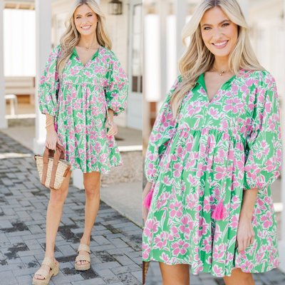 Sweet and timeless! Perfect for baby showers, tea parties, or church!

>> Through The Years Green Floral Babydoll Dress 

#shopthemint #boutique #onlineshopping #styledaily #getthelook #everydayfashion