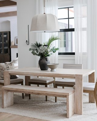 Allegra Rattan and Linen Dome Pendant Light by Jake Arnold 26" - image 11 of 13