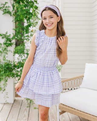 Sweet gingham meets playful plaid—this darling duo is made for afternoons out and sibling matching moments! 💜💗

$38 >> Girls: The Ruby Lavender Gingham Blouse
$40 >> Girls: The Sarah Beth Lavender Plaid Skort 

#southernmom #momsofgirls #girlmomlife #momsoftweens #southernboutique #southernmoms #backtoschoolstyle