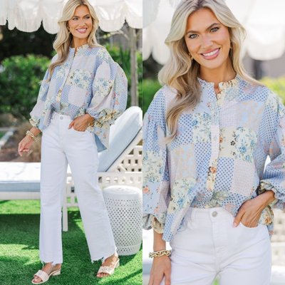 With playful patchwork prints and a relaxed fit, this blouse adds personality to any outfit! Perfect for lunch dates, casual Fridays, or weekend exploring! 💙✨

>> Take Your Turn Light Blue Mixed Print Blouse

#shopthemint #boutique #onlineshopping #styledaily #getthelook #everydayfashion