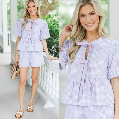 Preppy and playful! This matching set is a gingham girl’s dream come true!

>> Wherever You Go Purple Gingham Set

#shopthemint #boutique #onlineshopping #styledaily #getthelook #everydayfashion