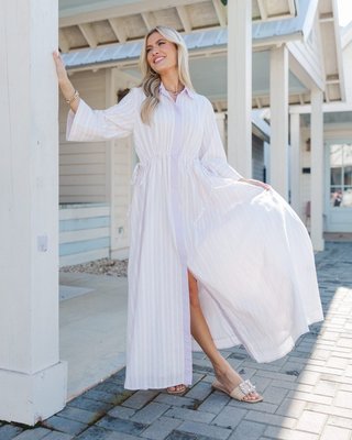 Soft stripes and a flowing fit—this coastal-inspired maxi is perfect for sunny days!

>> Feeling So Nice Lavender Striped Maxi Dress

#shopthemint #boutique #onlineshopping #styledaily #getthelook #everydayfashion