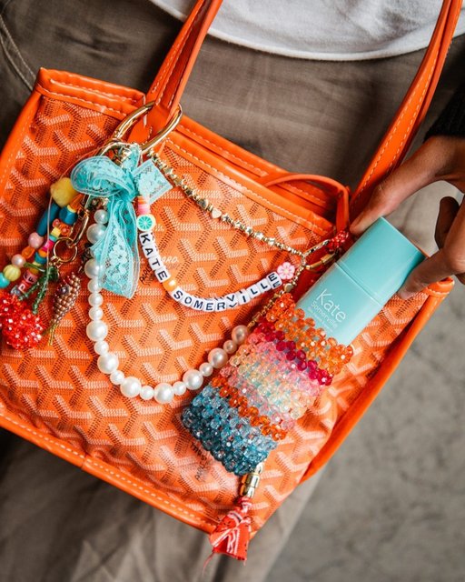 @susan_alexandra x Kate Somerville – the collab your SPF has been waiting for 👀✨ Coming SOON exclusively to KateSomerville.com💻

We partnered with NYC’s @susan_alexandra to create a limited-edition beaded bag charm made to hold your HydraKate Illuminating SPF 50+ Drops💧🌞 Dress up your SPF in this bag charm, clip it on your bag + never forget to reapply your sunscreen again🩵

Sign up for email notifications so you don't miss the official drop! Limited quantities on only KateSomerville.com.