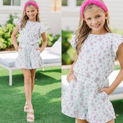 Light, breezy, and full of charm! 🌸 Perfect for sunshine, giggles, and carefree summer days! ☀️💙 SURPRISE! Free Earrings With Orders $50+! Today Only!

$50 >> Girls: Feeling Fun Light Blue Floral Set

#tweenoutfitideas #girlsbacktoschool #tweenstyleinspo #girlstyleinspo #momsofgirls #southernmomstyle #ShopTheMintGirls #backtoschoolstyle