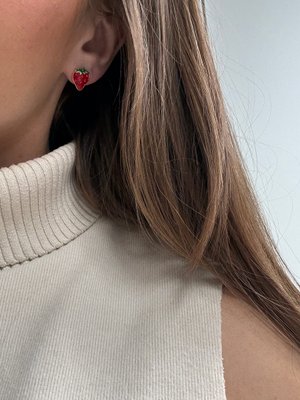 Berry Sweet Strawberry Earrings - Strawberry
