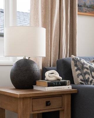 Esphera Grey Round Table Lamp 26.8" - image 8 of 9