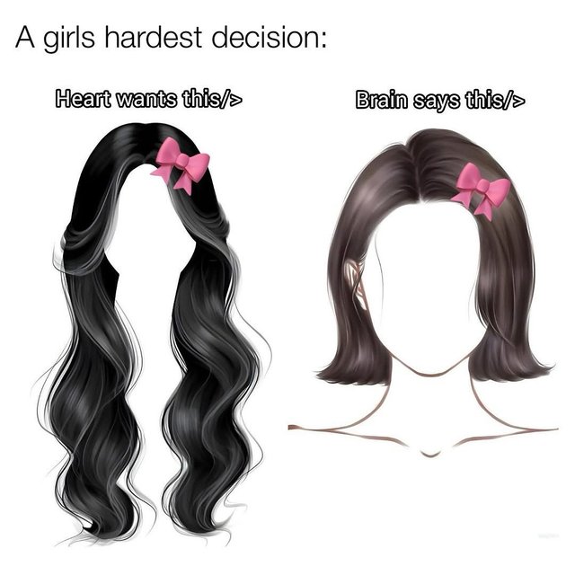 What the heart wants vs. what the brain says 😩 Which one are you listening to when it comes to making your beauty decisions 🤔

📸 @girlzzzclub
