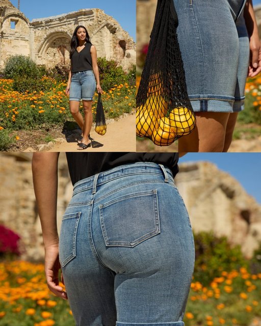 Flattering from every angle 👖📸 Explore our shorts fit guide at the link in bio for your #perfectfit
.
.
.
.
#shortsguide #denimshorts #nydj #fitiseverything #curvelove #summerfits #summervibes #vacationinspo #summerinspain