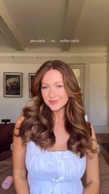 Pin curls vs. roller curls 💁‍♀️🪞 Which style is your fave? Let us know in the comments below & save this inspo from @allisonkelley for the next time you’re getting glam ✨ Shop our hairstyling must-haves now at the link in bio