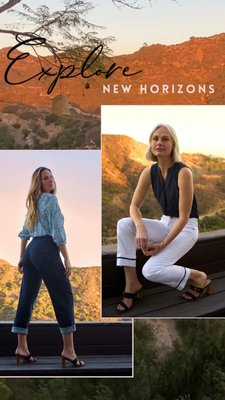 Explore new horizons! Try the latest takes on cuffed jeans.
.
.
.
.
#nydj #perfectfit #fitiseverything #summerdenim #summerstyle #stripes
