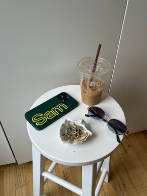 Fine Line Custom Phone Case - Green/Yellow