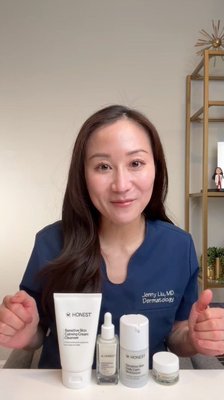 If you have Sensitive Skin, this calming routine curated by @derm.talk is for you. 🌿

Step 1: Sensitive Skin Calming Cream Cleanser
Step 2: Hydrogel Deep Hydration Hyaluronic Acid Serum
Step 3: Sensitive Skin Daily Calm Moisturizer
Step 4: Sensitive Skin Calm & Renew Eye Balm

Shop the routine via link in bio!