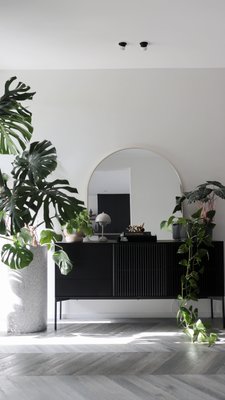 NEW HALLWAY MIRROR 
I’ve been wanting a large mirror for our hallway console and have found what I’ve been looking for!

Mirror measures 100cm x 100cm

#houseoncambridge #interiordesign #hallway #hallwaydesign #hallwaydecor #hallwaymirror #mirror #indoorjungles #indoorplants #houseplants #plantlover #monstera #devilsivy #alocasia #alocasiapinkdragon