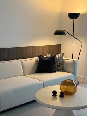 Pavo Champagne Brass Double Floor Lamp - image 7 of 11