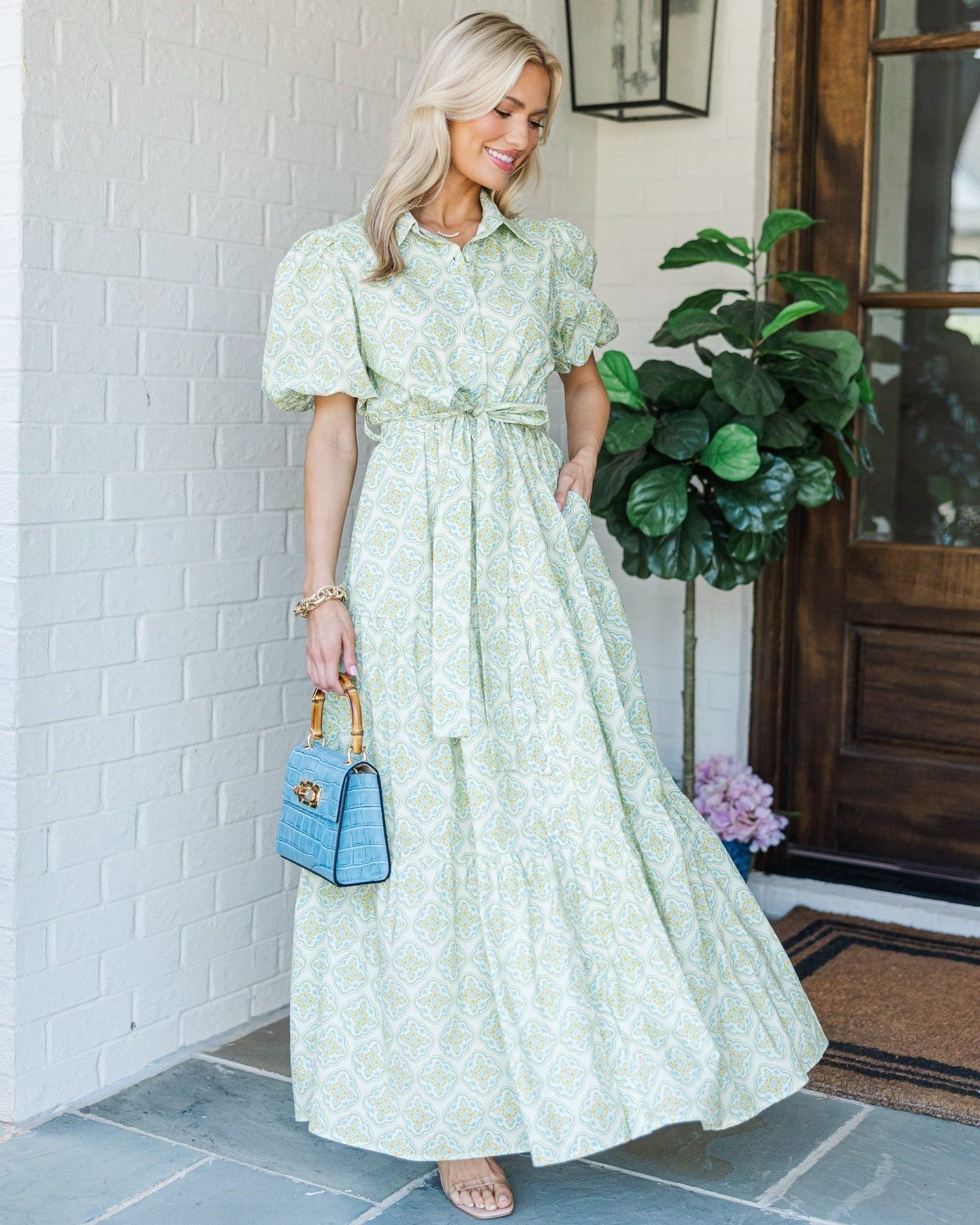 Wait For Daylight Yellow Medallion Maxi Dress – Shop the Mint