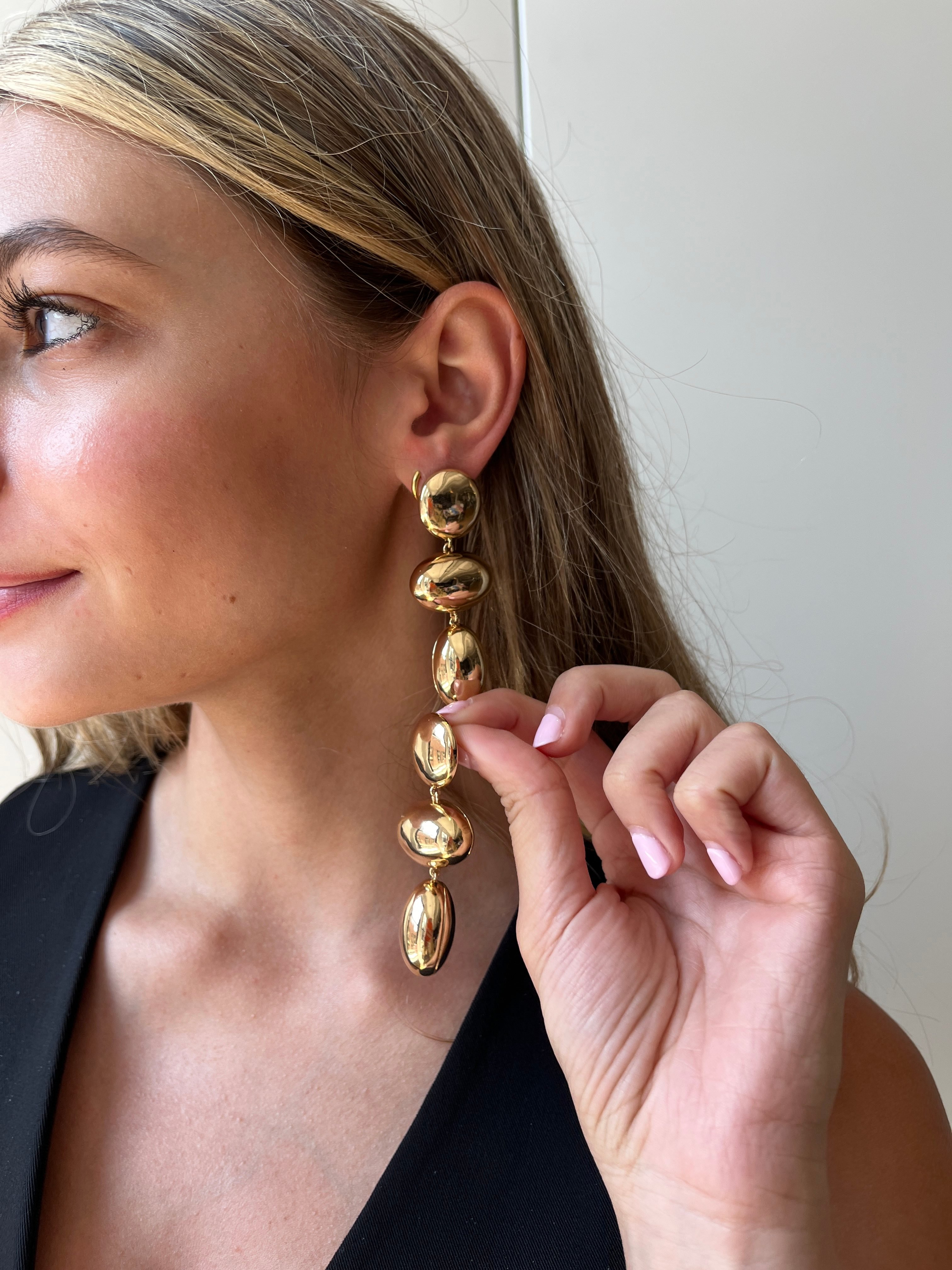 Mira Statement Earrings - Gold – Enjoy 25% Off. It's the Big
