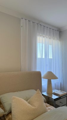 DIY sheer success ✨
Just hung the Freedom Mineral S-Fold Sheers in our bedroom — colour is White and I’m in love with how soft and dreamy it makes the space feel.
They’re a DIY install and honestly so easy to do (even with kids running around 😅). 

Let me know if you want a closer look or the exact dimensions we used!

#FreedomSheers #MineralWhite #DIYCurtains #HomeStyling #CoastalHomeStyle #WindowMakeover #BedroomRefresh #BuildingOurCoastalHome #SheerCurtains #SfoldSheers