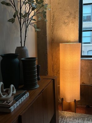 Toro Wood Floor Lamp with Woven Shade 50" - image 8 of 9