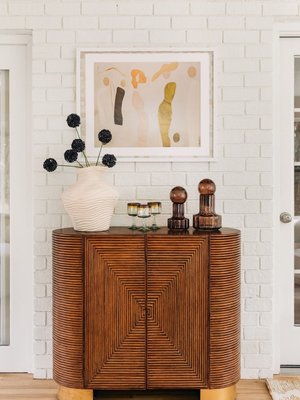Avalon Rattan Bar Cabinet - image 11 of 14